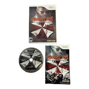 Resident Evil The Umbrella Chronicles Wii Video Game M Rated  CIB Complete